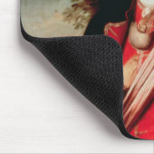 Porträt von George Washington 1772 Mousepad (Ecke)