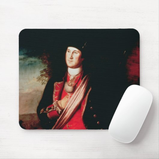 Porträt von George Washington 1772 Mousepad (Mit Mouse)
