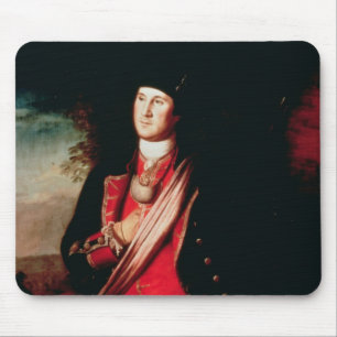 Porträt von George Washington 1772 Mousepad