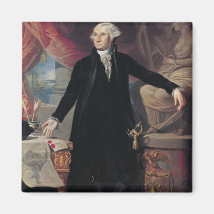 Porträt von George Washington, 1796 Magnet