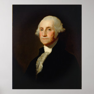 Porträt von George Washington Gilbert Stuart Poster