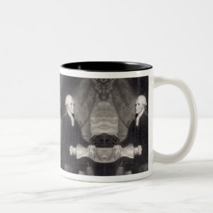 Porträt von George Washington Tasse