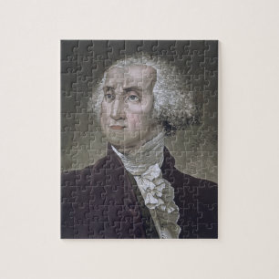 Porträt von George Washington, von 'Le Costume An Puzzle
