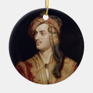Porträt von Georgegordon (1788-1824) 6. Baron By Keramikornament