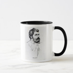 Porträt von Georges Bizet Tasse