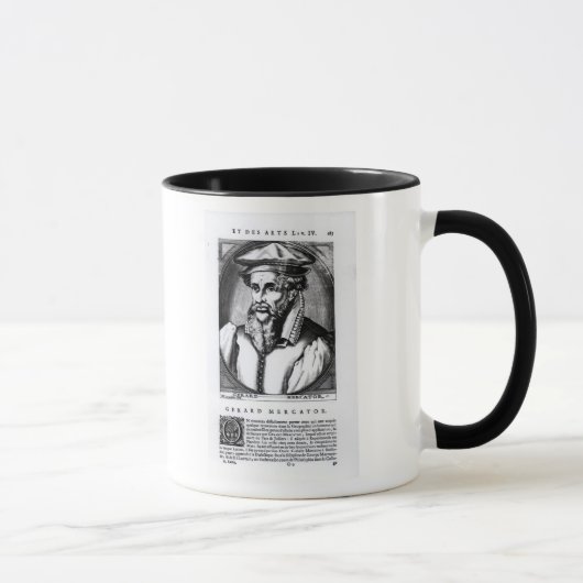 Porträt von Gerard Mercator Tasse (Rechts)