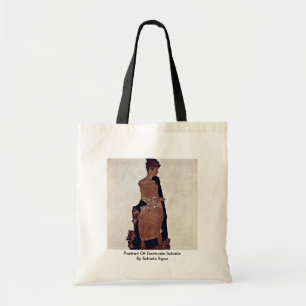 Porträt von Gertrud Schiele durch Schiele Egon Tragetasche