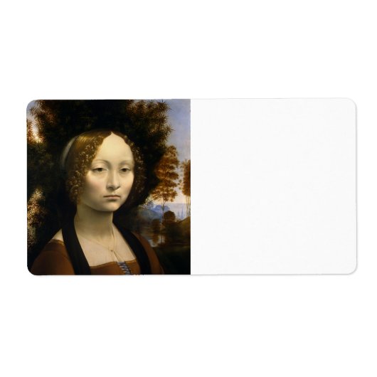 Porträt von Ginevra de Benci von Leonardo da Vinci (Vorne)
