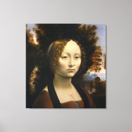 Porträt von Ginevra de Benci von Leonardo da Vinci Leinwanddruck