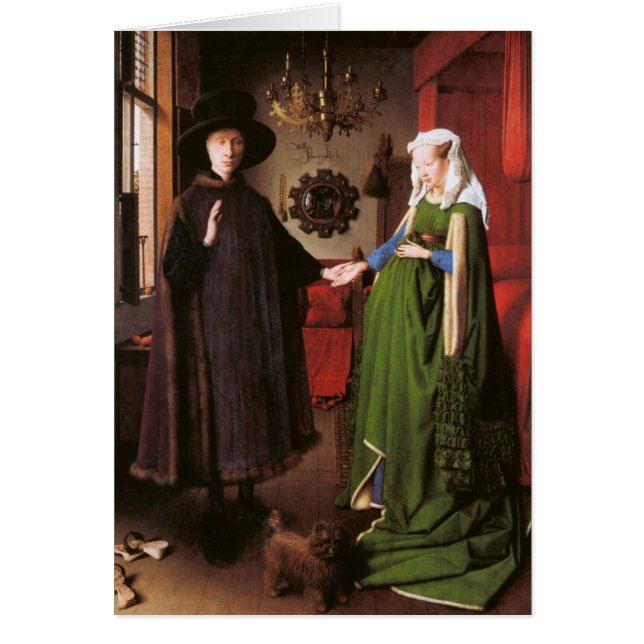 Porträt von Giovanni Arnolfini und seine Ehefrau (Vorne)