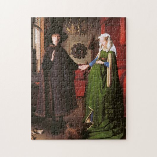 Porträt von Giovanni Arnolfini und seine Ehefrau Puzzle (Vertikal)