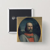 Porträt von Giuseppe Garibaldi 2 Button (Vorne & Hinten)