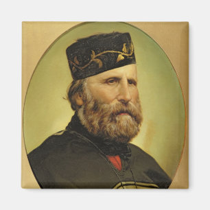 Porträt von Giuseppe Garibaldi Magnet