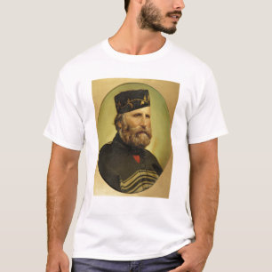 Porträt von Giuseppe Garibaldi T-Shirt