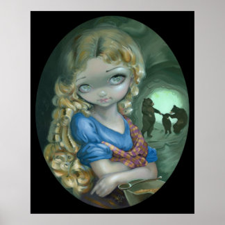 Porträt von Goldilocks ART PRINT Bärentanz Poster