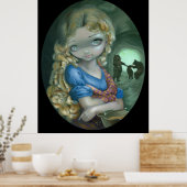 Porträt von Goldilocks ART PRINT Bärentanz Poster (Küche)