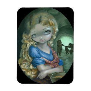 "Porträt von Goldilocks" Flexmagnet Magnet