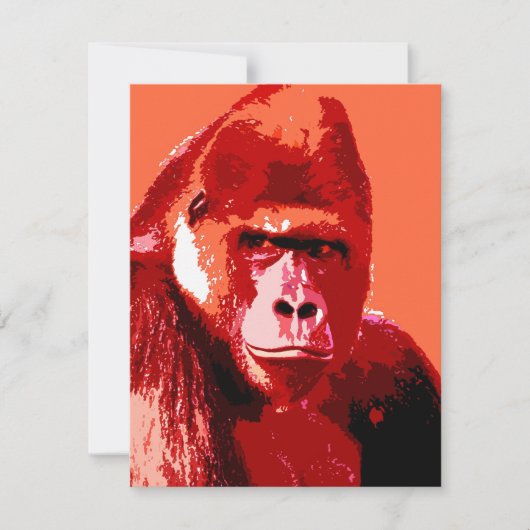 Porträt von Gorilla Ankündigungen (Vorderseite)