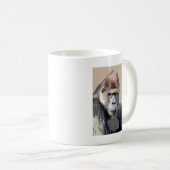Porträt von Gorilla Kaffeetasse (VorderseiteRechts)