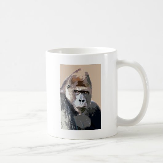 Porträt von Gorilla Kaffeetasse (Rechts)