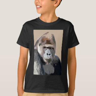 Porträt von Gorilla T-Shirt