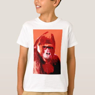 Porträt von Gorilla T-Shirt