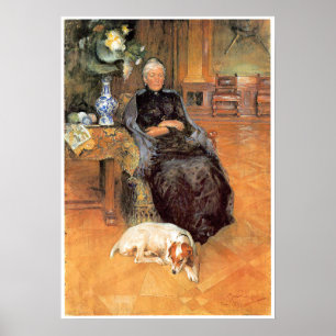 Porträt von Gothilda Furstenberg Poster