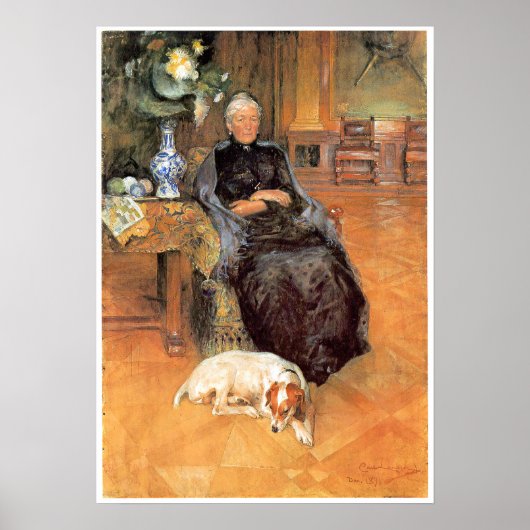 Porträt von Gothilda Furstenberg Poster (Vorne)