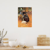 Porträt von Gothilda Furstenberg Poster (Küche)