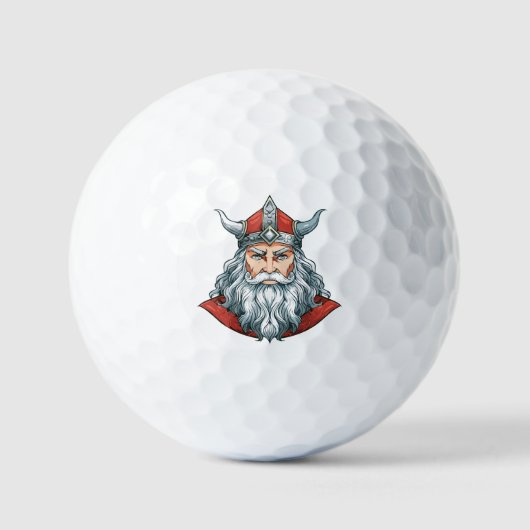 Porträt von Gott Odin Golfball (Vorderseite)