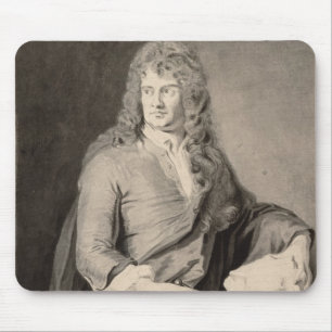 Porträt von Grinling Gibbons (1648-1721) (w/c auf Mousepad