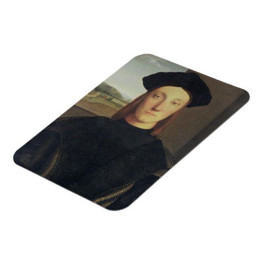 Porträt von Guidobaldo da Montefeltro, Herzog von  Magnet (Linke Seite)