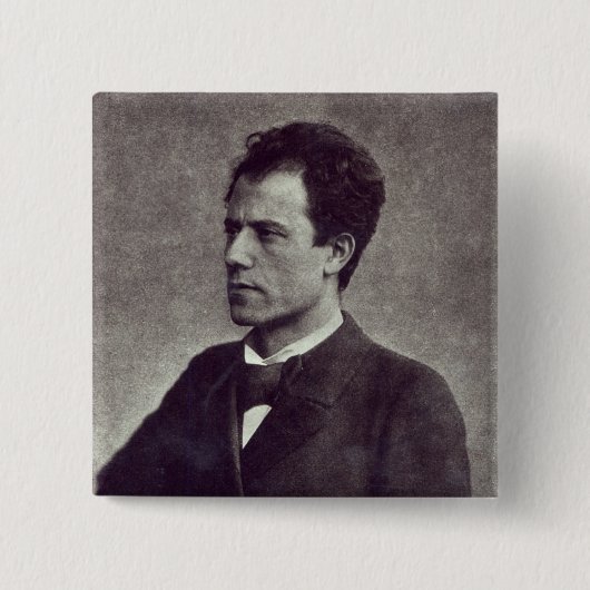 Porträt von Gustav Mahler, 1897 Button (Vorderseite)