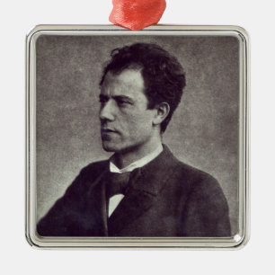 Porträt von Gustav Mahler, 1897 Ornament Aus Metall
