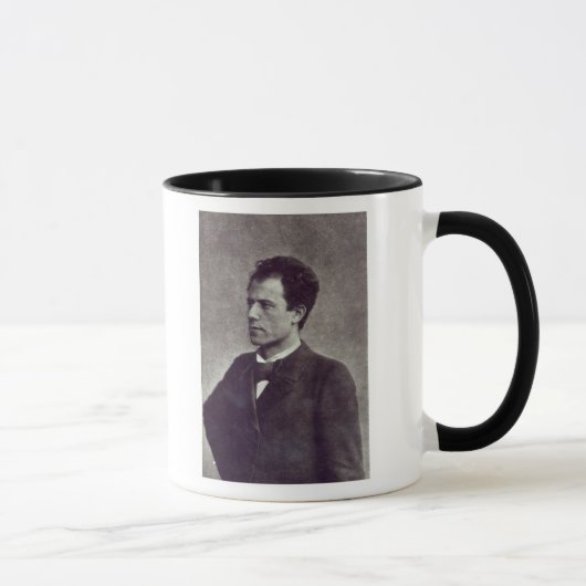 Porträt von Gustav Mahler, 1897 Tasse (Rechts)