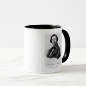Porträt von Hans Christian Andersen Tasse (VorderseiteRechts)