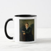 Porträt von Heinrich Heine 1831 Tasse (Links)