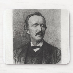 Porträt von Heinrich Schliemann Mousepad