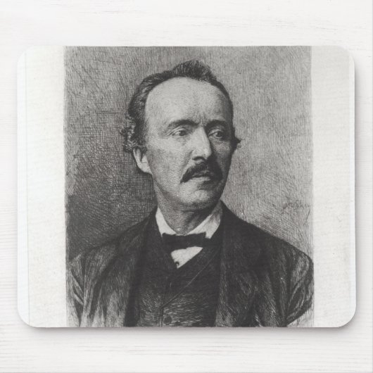 Porträt von Heinrich Schliemann Mousepad (Vorne)