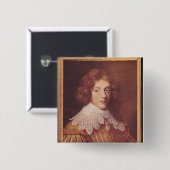 Porträt von Henri Coeffier de Ruze d'Effiat Button (Vorne & Hinten)