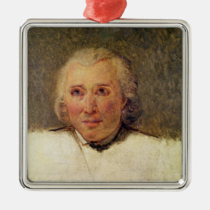 Porträt von Henri Gregoire Silbernes Ornament