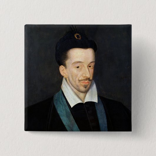 Porträt von Henri III Button (Vorderseite)