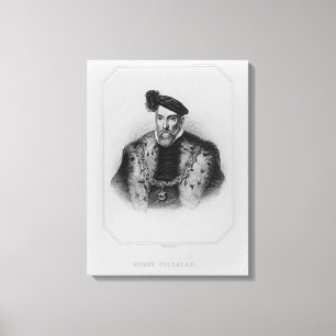 Porträt von Henry Fitzalan, 12. Graf von Leinwanddruck