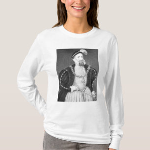 Porträt von Henry-Grau T-Shirt