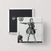 Porträt von Henry, Prinz von Wales Button (Vorne & Hinten)