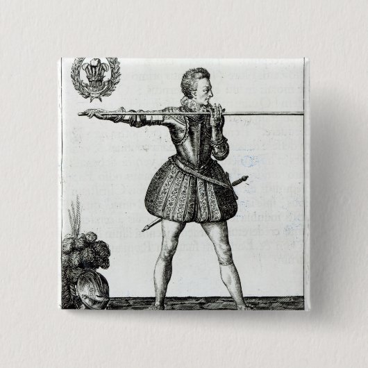 Porträt von Henry, Prinz von Wales Button (Vorderseite)