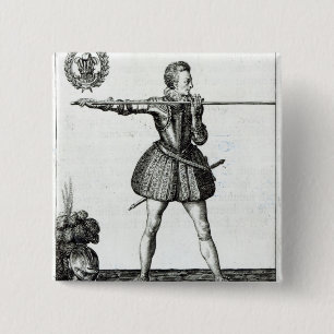 Porträt von Henry, Prinz von Wales Button