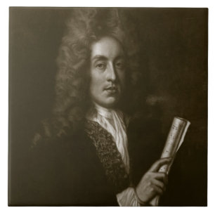 Porträt von Henry Purcell (1659-95) graviert durch Fliese