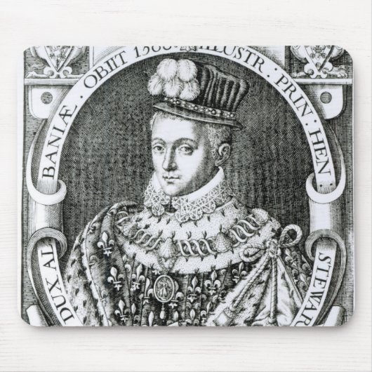 Porträt von Henry Stewart Mousepad (Vorne)