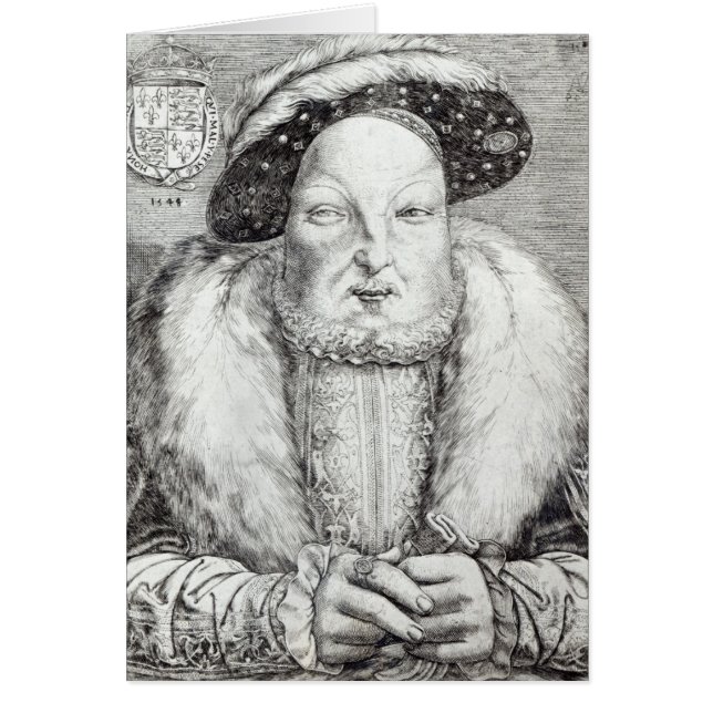 Porträt von Henry VIII, 1548 (Vorne)